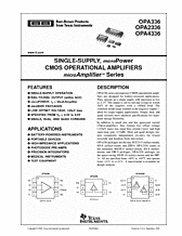 DataSheet OPA4336 pdf